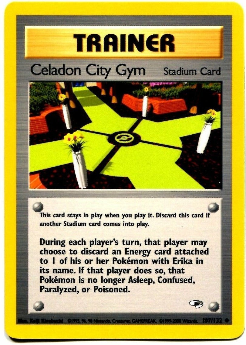 Celadon City Gym (107/132) [Gym Heroes Unlimited] | Mega City Incorporated