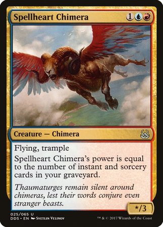 Spellheart Chimera [Duel Decks: Mind vs. Might] | Mega City Incorporated