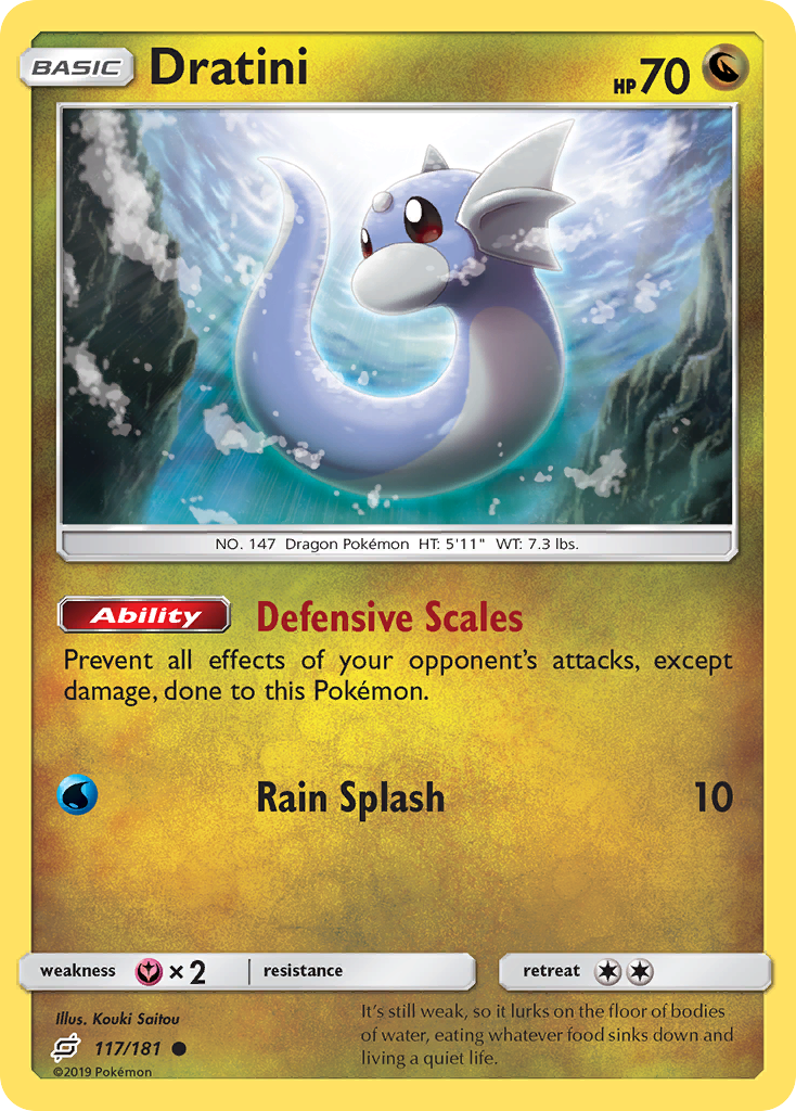 Dratini (117/181) [Sun & Moon: Team Up] | Mega City Incorporated