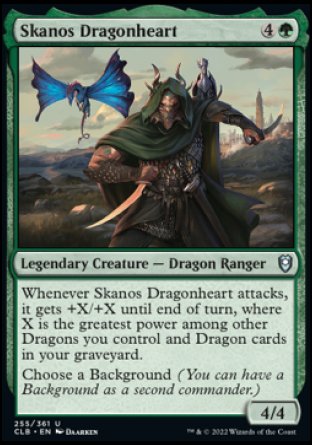 Skanos Dragonheart [Commander Legends: Battle for Baldur's Gate] | Mega City Incorporated