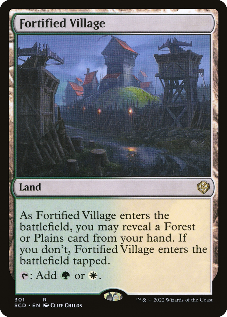 Fortified Village [Starter Commander Decks] | Mega City Incorporated