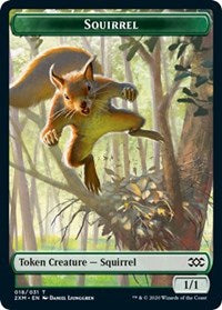 Squirrel // Thopter (008) Double-sided Token [Double Masters Tokens] | Mega City Incorporated