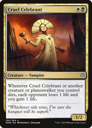 Cruel Celebrant [War of the Spark] | Mega City Incorporated
