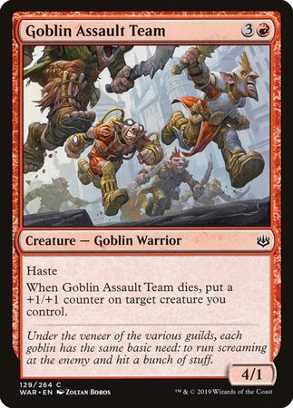 Goblin Assault Team [War of the Spark] | Mega City Incorporated
