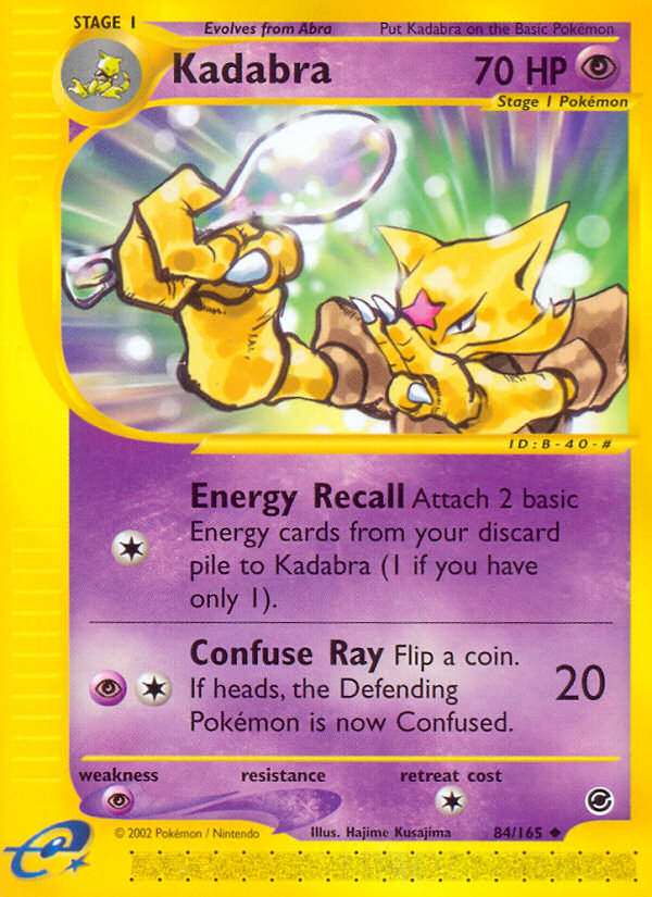 Kadabra (84/165) [Expedition: Base Set] | Mega City Incorporated