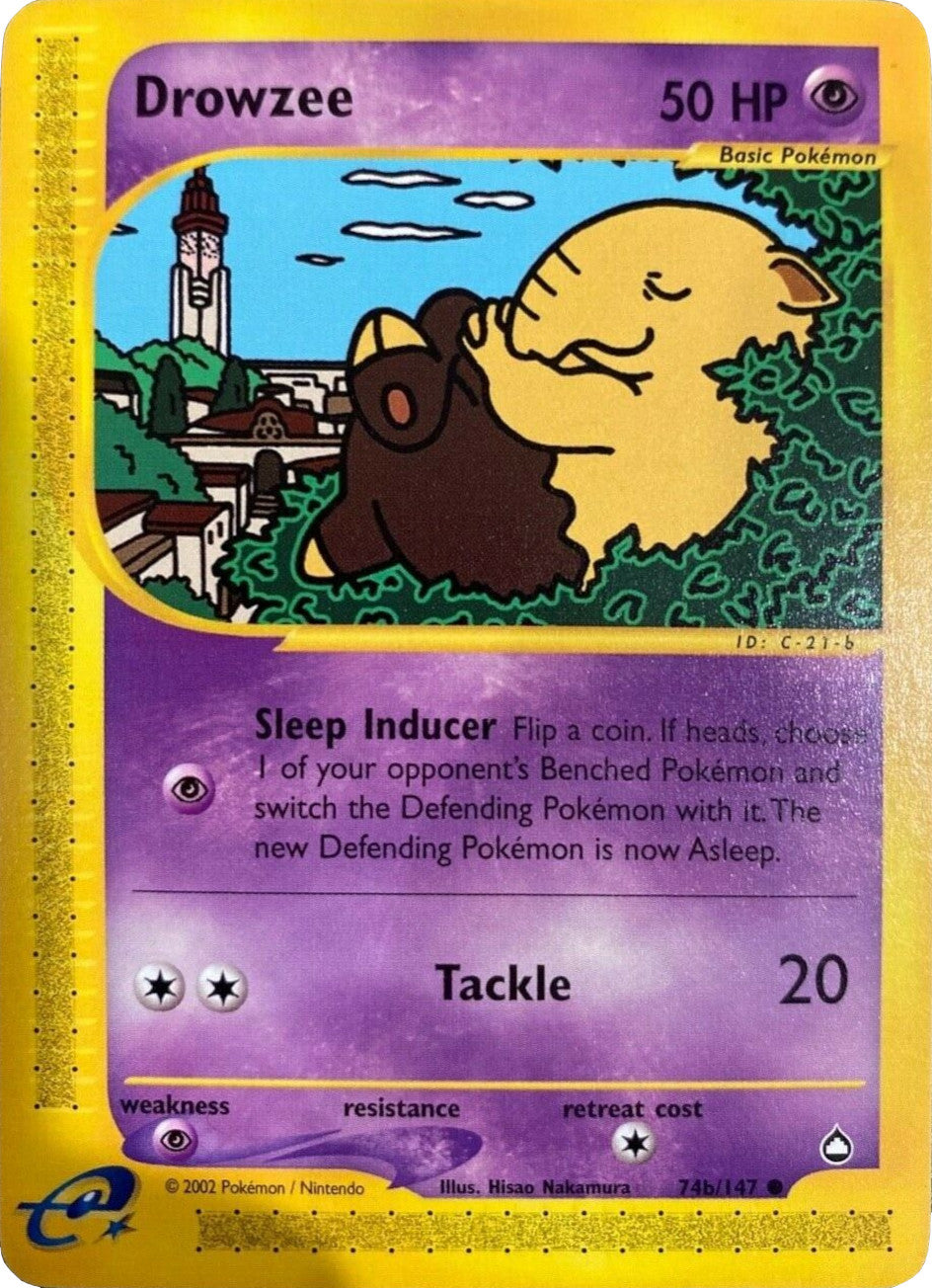 Drowzee (74b/147) [Aquapolis] | Mega City Incorporated