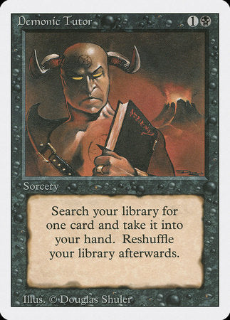 Demonic Tutor [Revised Edition] | Mega City Incorporated