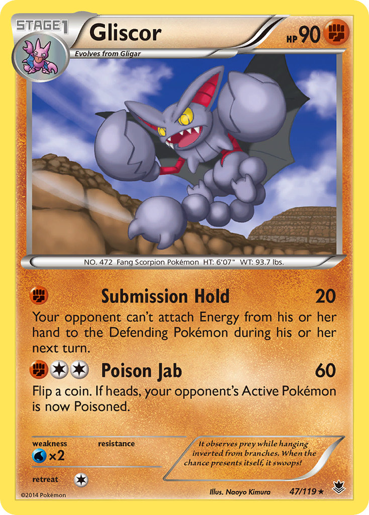 Gliscor (47/119) [XY: Phantom Forces] | Mega City Incorporated