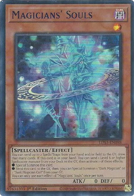 Magicians' Souls (Blue) [LDS3-EN088] Ultra Rare | Mega City Incorporated