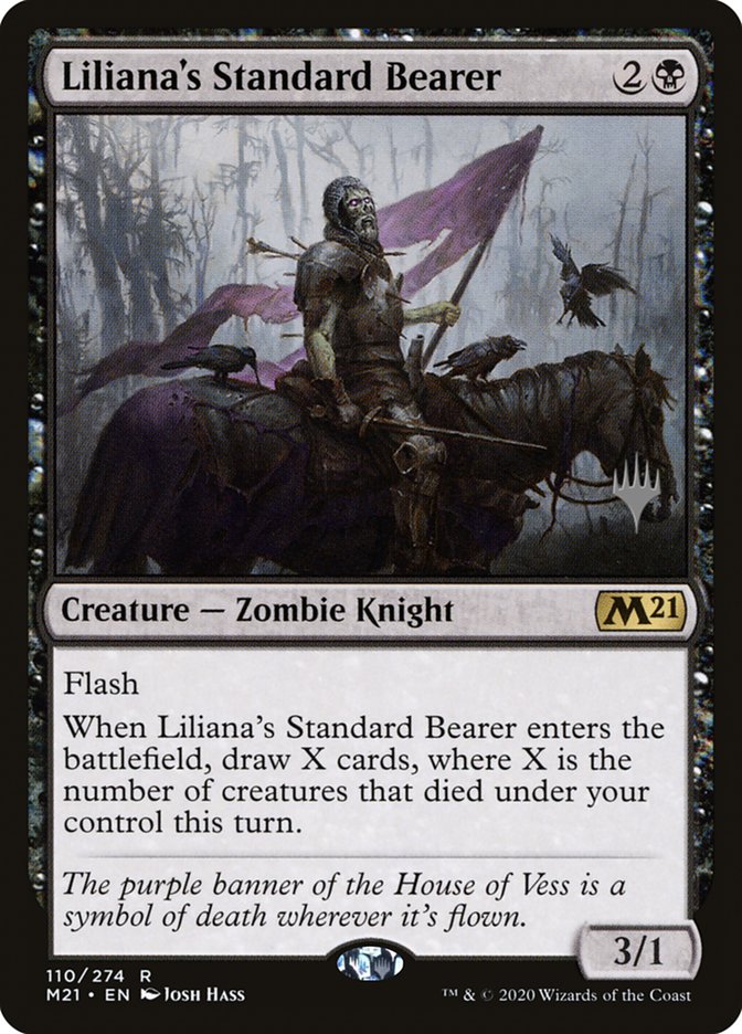 Liliana's Standard Bearer (Promo Pack) [Core Set 2021 Promos] | Mega City Incorporated