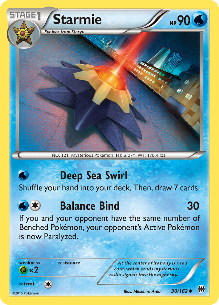 Starmie (30/162) [XY: BREAKthrough] | Mega City Incorporated