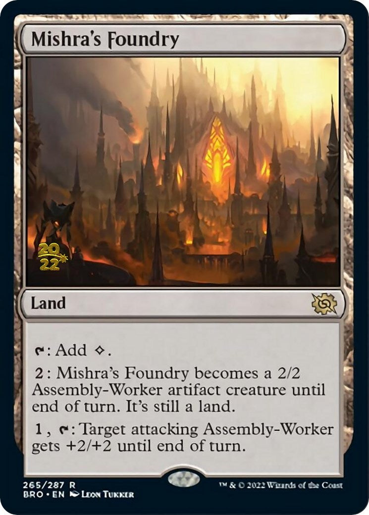 Mishra's Foundry [The Brothers' War: Prerelease Promos] | Mega City Incorporated