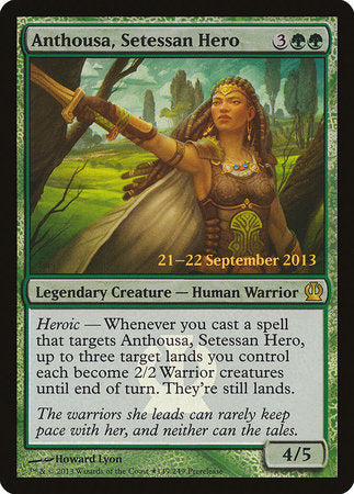 Anthousa, Setessan Hero [Theros Promos] | Mega City Incorporated