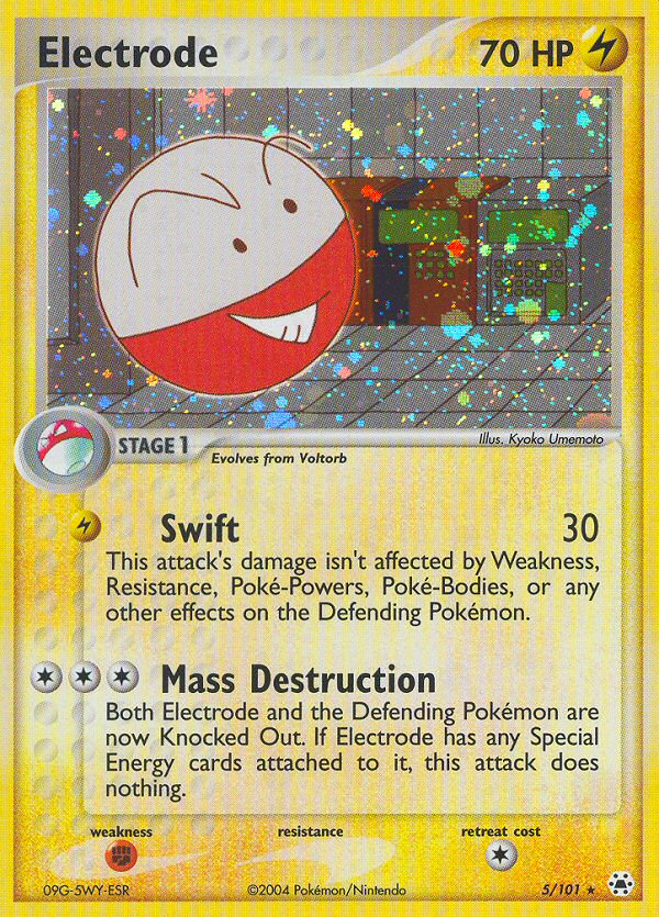 Electrode (5/101) [EX: Hidden Legends] | Mega City Incorporated