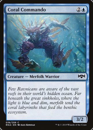 Coral Commando [Ravnica Allegiance] | Mega City Incorporated