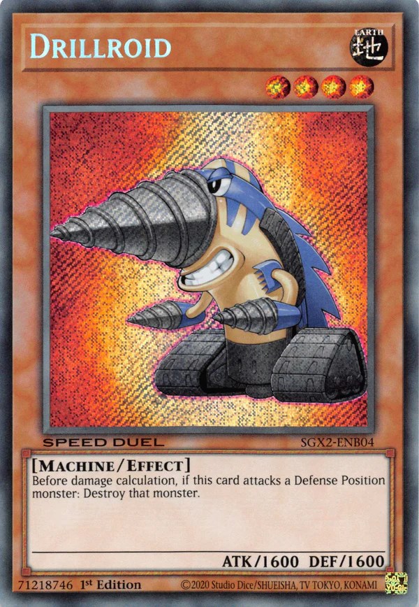 Drillroid [SGX2-ENB04] Secret Rare | Mega City Incorporated