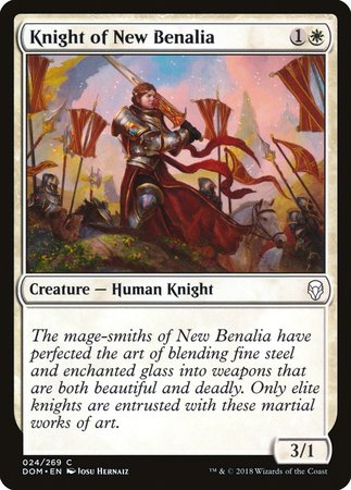 Knight of New Benalia [Dominaria] | Mega City Incorporated