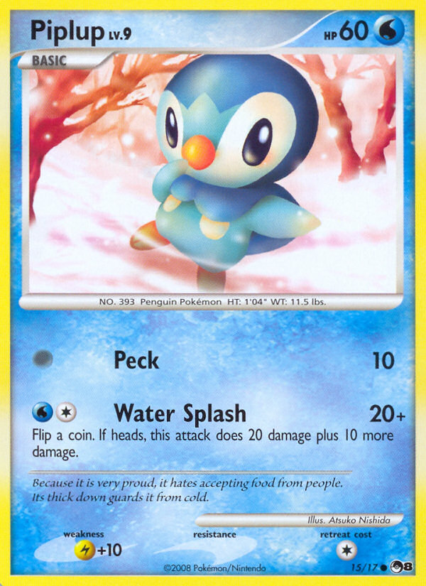 Piplup (15/17) [POP Series 8] | Mega City Incorporated