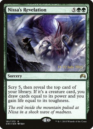 Nissa's Revelation [Magic Origins Promos] | Mega City Incorporated