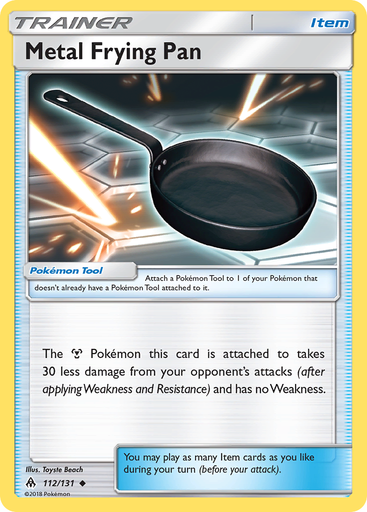 Metal Frying Pan (112/131) [Sun & Moon: Forbidden Light] | Mega City Incorporated