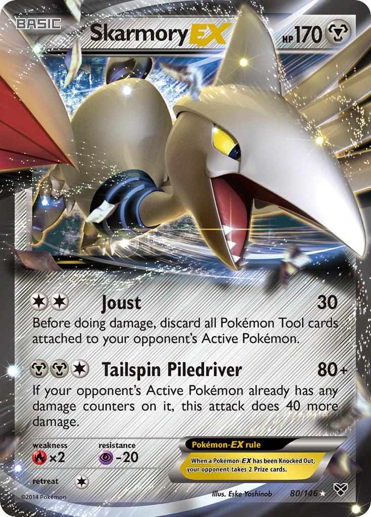 Skarmory EX (80/146) [XY: Base Set] | Mega City Incorporated