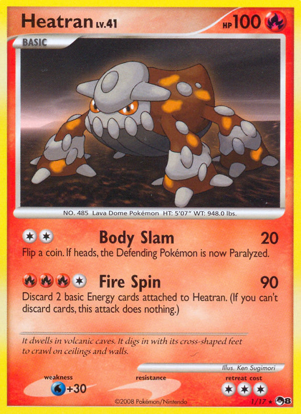 Heatran (1/17) [POP Series 8] | Mega City Incorporated