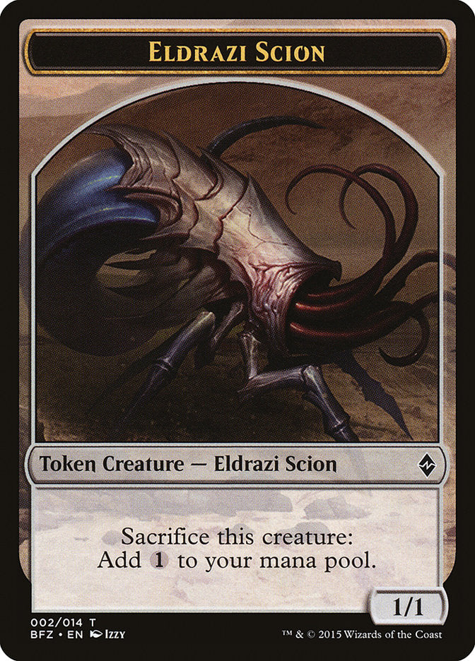 Eldrazi Scion (002/014) [Battle for Zendikar Tokens] | Mega City Incorporated