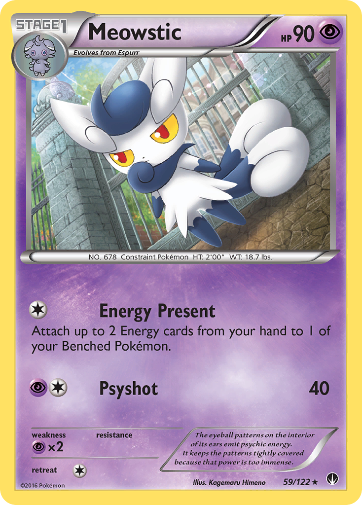 Meowstic (59/122) [XY: BREAKpoint] | Mega City Incorporated