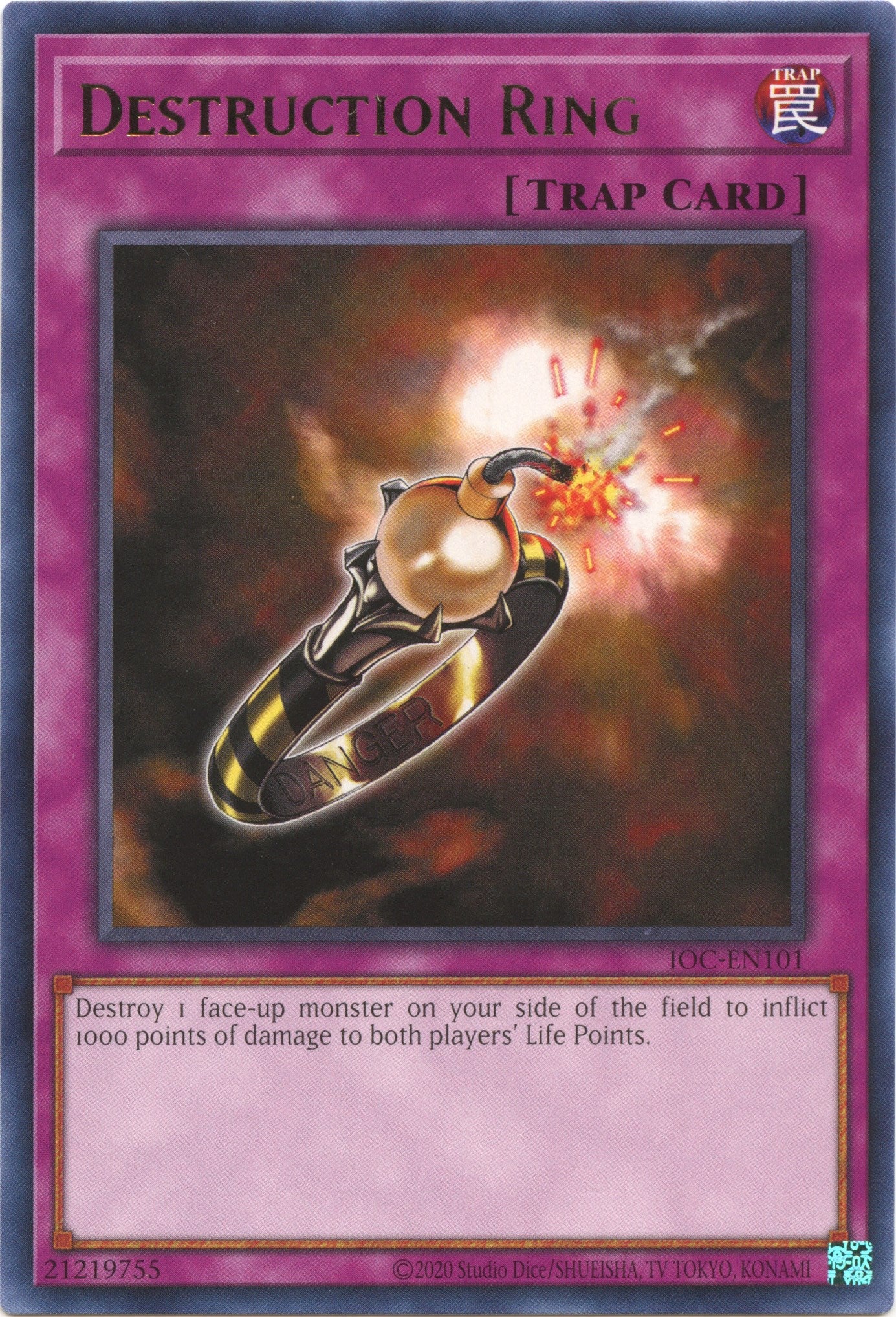Destruction Ring (25th Anniversary) [IOC-EN101] Rare | Mega City Incorporated