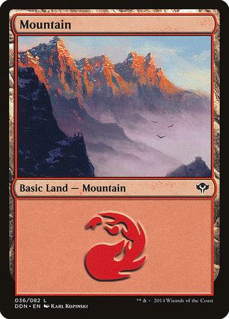 Mountain (36) [Duel Decks: Speed vs. Cunning] | Mega City Incorporated