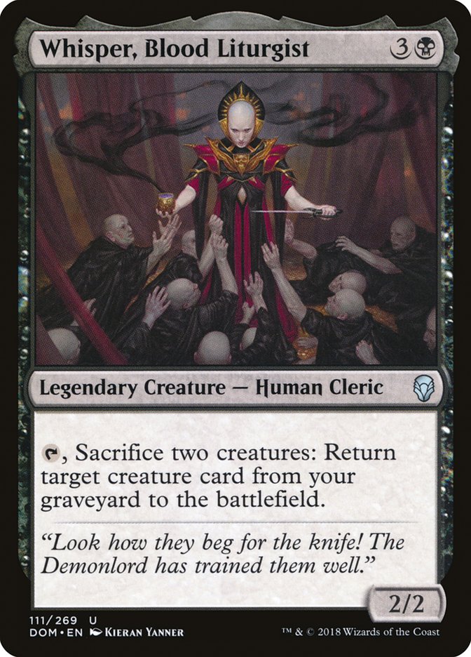 Whisper, Blood Liturgist [Dominaria] | Mega City Incorporated