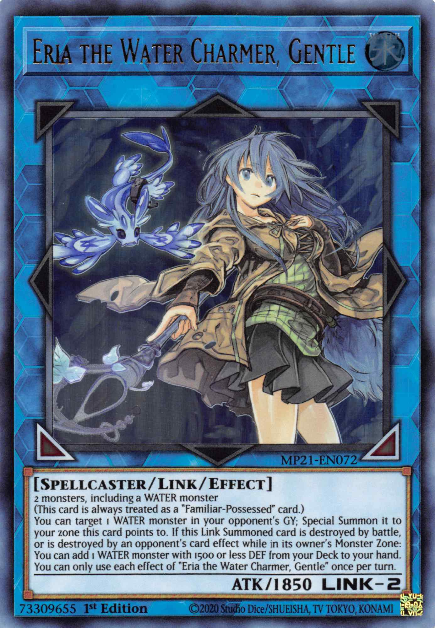 Eria the Water Charmer, Gentle [MP21-EN072] Ultra Rare | Mega City Incorporated