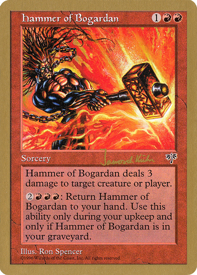 Hammer of Bogardan (Janosch Kuhn) [World Championship Decks 1997] | Mega City Incorporated