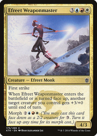 Efreet Weaponmaster [Khans of Tarkir] | Mega City Incorporated