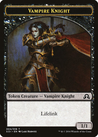 Vampire Knight Token [Shadows over Innistrad Tokens] | Mega City Incorporated