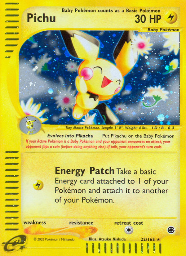 Pichu (22/165) [Expedition: Base Set] | Mega City Incorporated