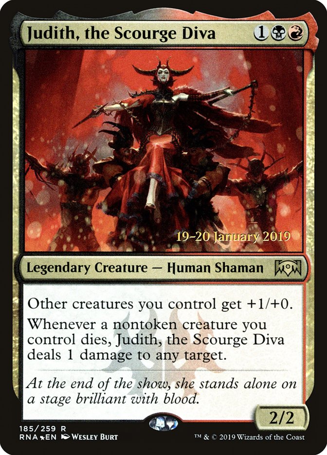 Judith, the Scourge Diva [Ravnica Allegiance Prerelease Promos] | Mega City Incorporated