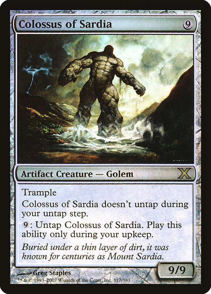 Colossus of Sardia (Premium Foil) [Tenth Edition] | Mega City Incorporated