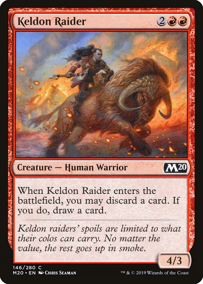 Keldon Raider [Core Set 2020] | Mega City Incorporated