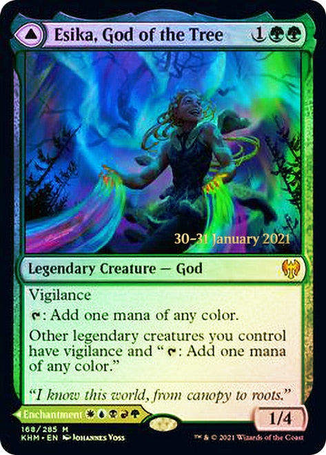 Esika, God of the Tree // The Prismatic Bridge  [Kaldheim Prerelease Promos] | Mega City Incorporated