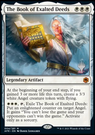The Book of Exalted Deeds (Promo Pack) [Dungeons & Dragons: Adventures in the Forgotten Realms Promos] | Mega City Incorporated