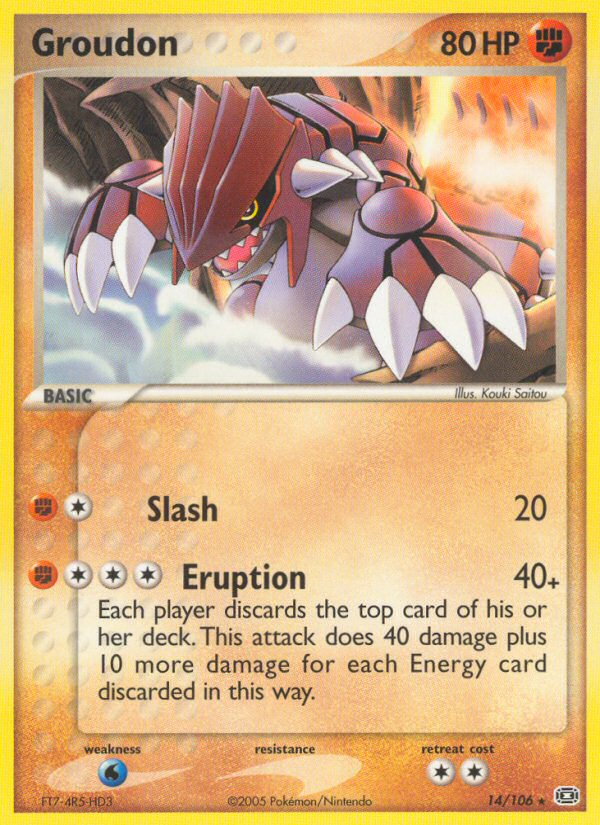 Groudon (14/106) [EX: Emerald] | Mega City Incorporated