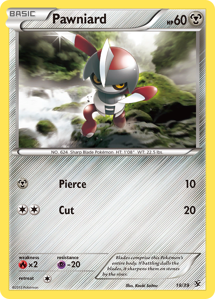 Pawniard (19/39) [XY: Kalos Starter Set] | Mega City Incorporated