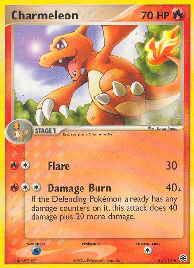 Charmeleon (31/112) [EX: FireRed & LeafGreen] | Mega City Incorporated