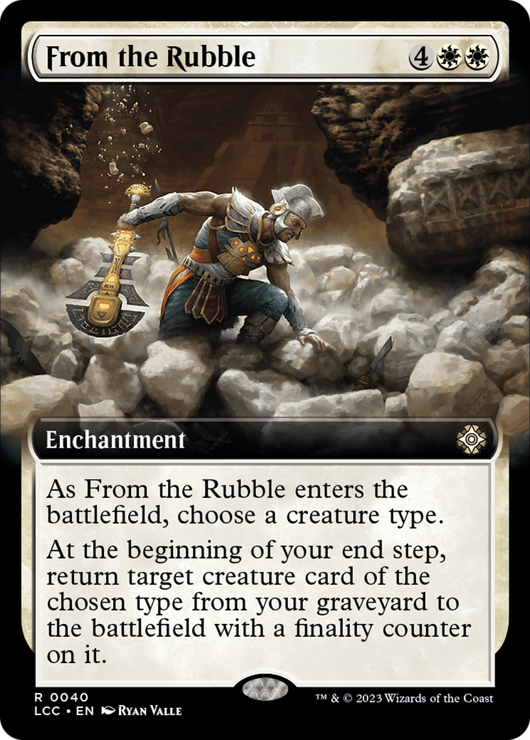 From the Rubble (Extended Art) [The Lost Caverns of Ixalan Commander] | Mega City Incorporated