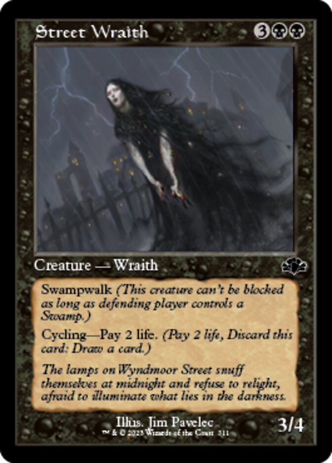 Street Wraith (Retro) [Dominaria Remastered] | Mega City Incorporated