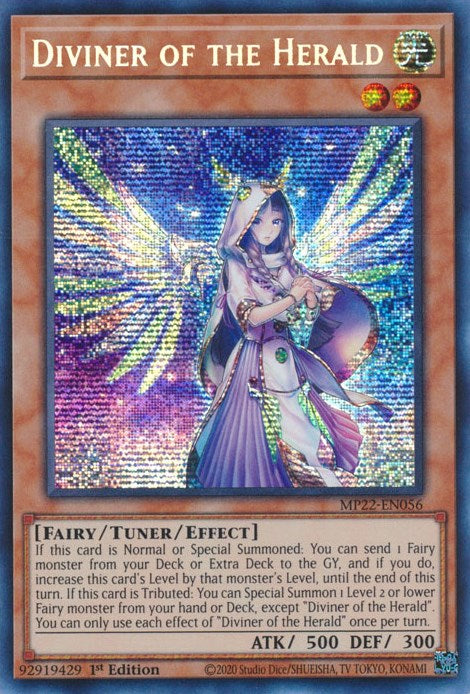 Diviner of the Herald [MP22-EN056] Prismatic Secret Rare | Mega City Incorporated