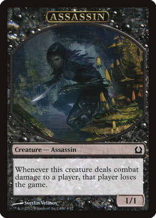 Assassin Token [Return to Ravnica Tokens] | Mega City Incorporated