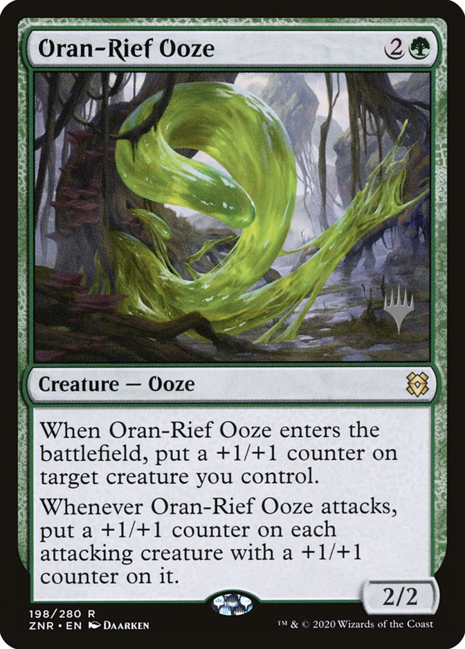 Oran-Rief Ooze (Promo Pack) [Zendikar Rising Promos] | Mega City Incorporated