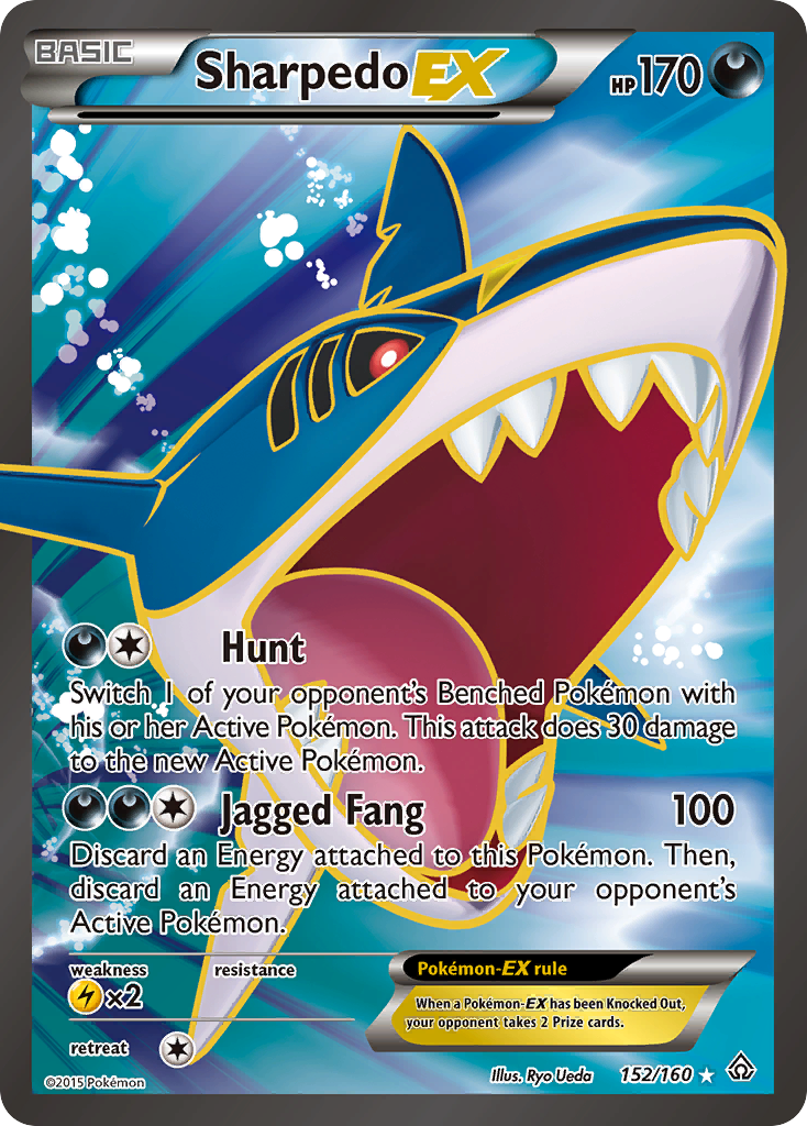 Sharpedo EX (152/160) [XY: Primal Clash] | Mega City Incorporated